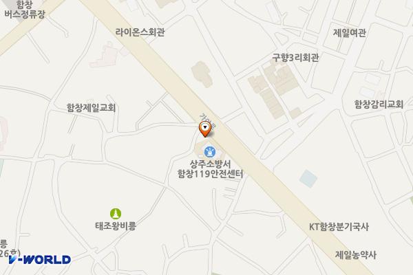 함창119안전센터 화장실 위치 지도 — 경상북도 상주시 함창읍 가야로 46-1, 함창의용소방대