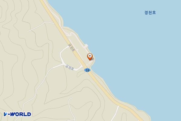 용지수상(물빛광장) 위치 지도 — 경상북도 문경시 동로면 금천로 1704
