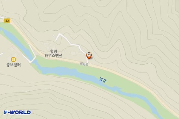 늑천정 옆 위치 지도 — 경상북도 문경시 농암면 청화로 235