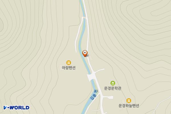 김용사 주차장 위치 지도 — 경상북도 문경시 산북면 김용길 287