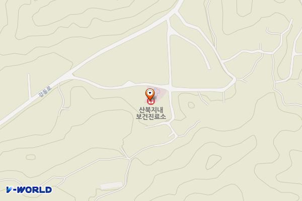 지내보건진료소 위치 지도 — 경상북도 문경시 산북면 지산1길 14-3