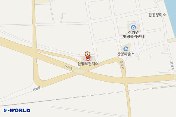 산양보건지소 위치 지도 — 경상북도 문경시 산양면 산양로 95