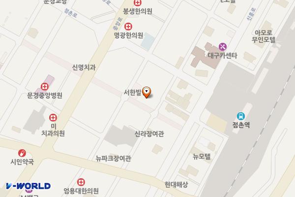 문경우체국 위치 지도 — 경상북도 문경시 중앙8길 11