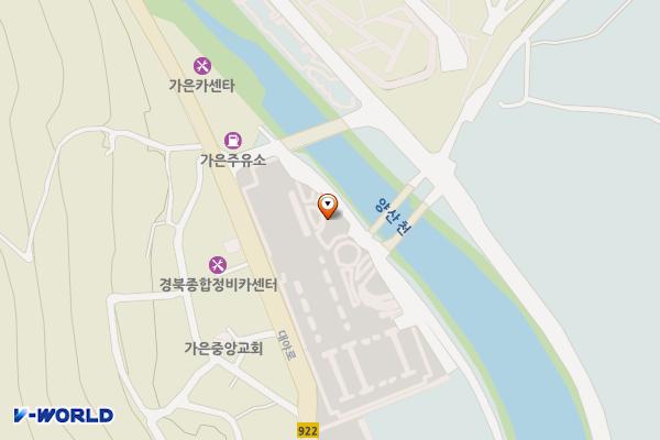 에코랄라 주차장 위치 지도 — 경상북도 문경시 가은읍 대야로 2419