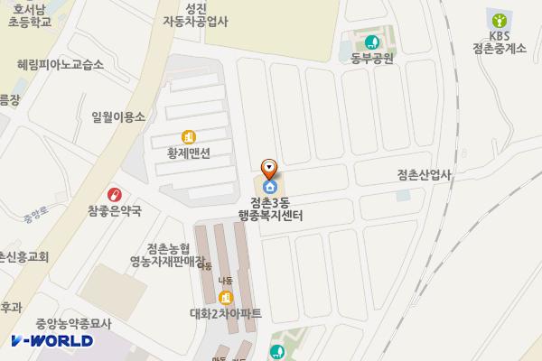 점촌3동 행정복지센터 위치 지도 — 경상북도 문경시 신흥로 254