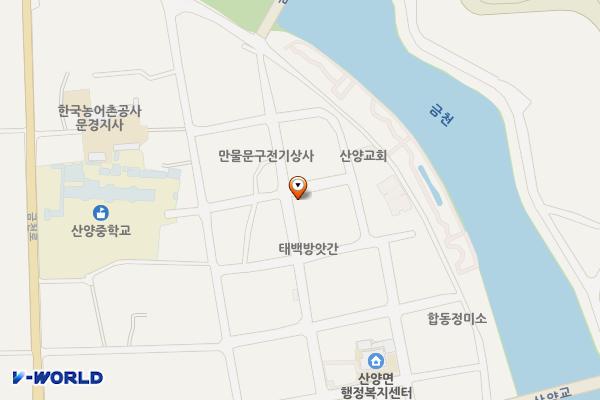 문경산양우체국 위치 지도 — 경상북도 문경시 산양면 불암2길 26