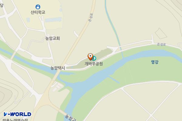 게이트볼장(개바위) 위치 지도 — 경상북도 문경시 농암면 은성로 12-10