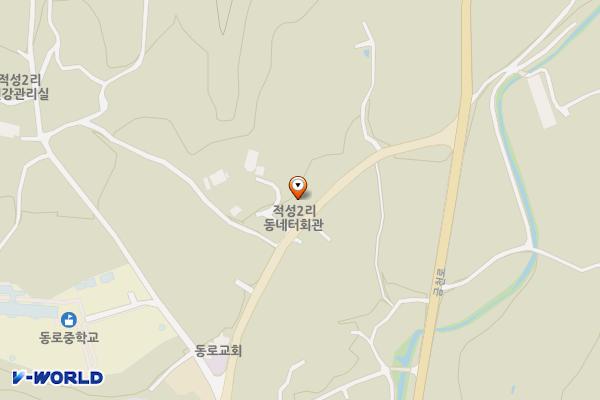 적성2리(동네터쉼터) 위치 지도 — 경상북도 문경시 동로면 적성리 636-10