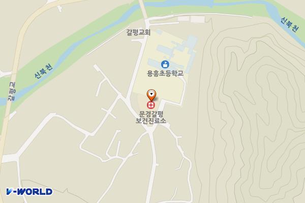갈평보건진료소 위치 지도 — 경상북도 문경시 문경읍 갈평길 36