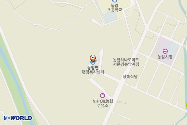 농암면 농업인상담소 위치 지도 — 경상북도 문경시 농암면 농암길 50