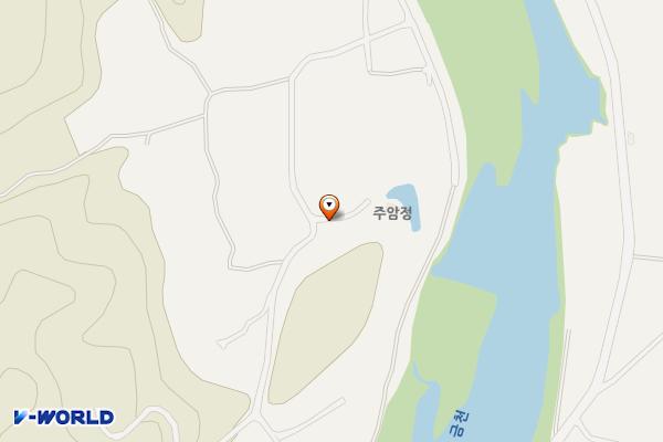 주암정 위치 지도 — 경상북도 문경시 산북면 서중리 33-5