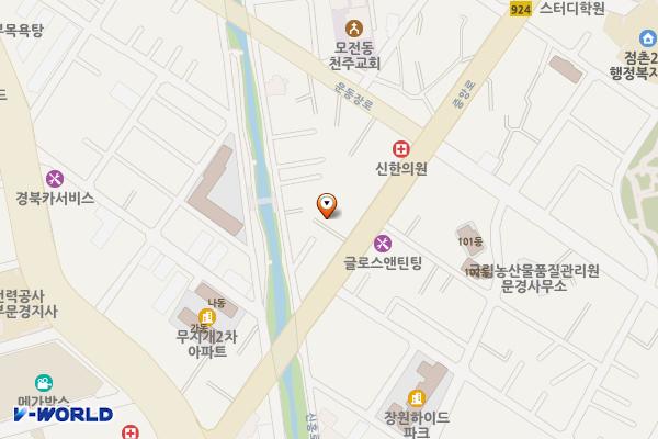 문경모전우체국 위치 지도 — 경상북도 문경시 중앙로 21
