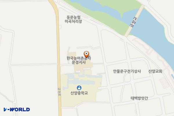 농어촌공사 문경지사 위치 지도 — 경상북도 문경시 산양면 금천로 42-4
