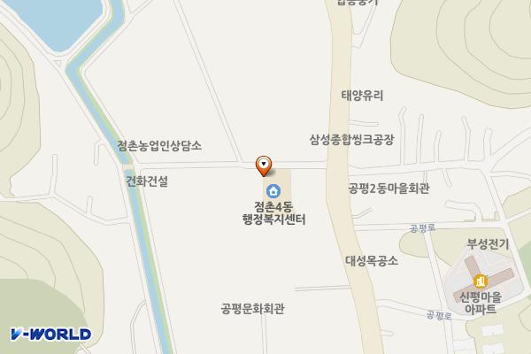 점촌4동 행정복지센터 위치 지도 — 경상북도 문경시 공평로 71