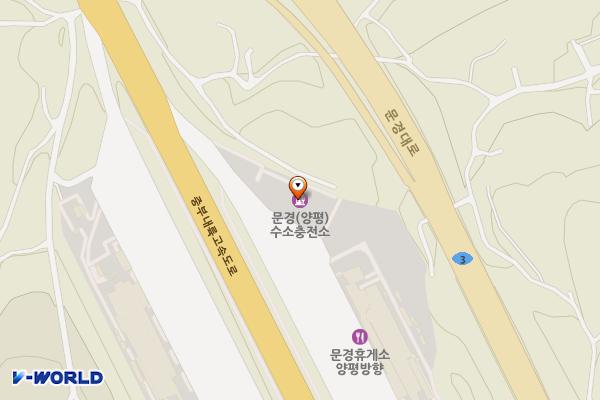 문경(양평방향)주유소 위치 지도 — 경상북도 문경시 중부내륙고속도로 174-1