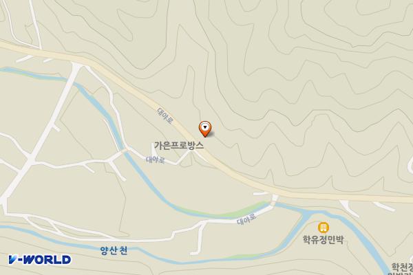 완장벌바위승강장 위치 지도 — 경상북도 문경시 가은읍 완장리 409-5