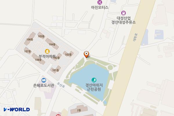 마위근린공원 위치 지도 — 경상북도 경산시 압량읍 부적길 78, 공중화장실