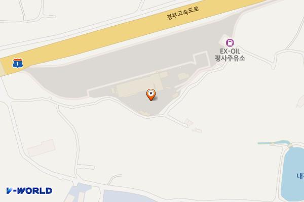 GS-LPG 평사충전소 (평사휴게소) 위치 지도 — 경상북도 경산시 진량읍 경부고속도로 105, 평사휴게소