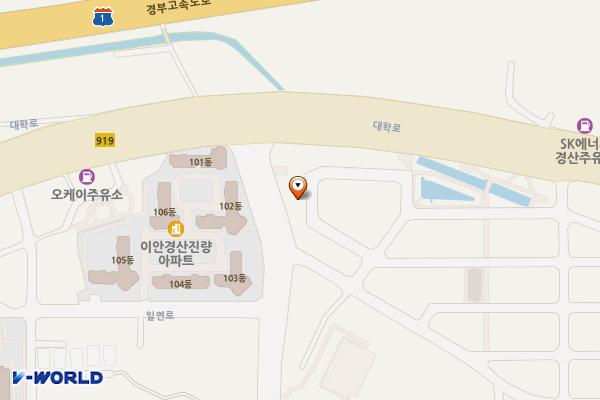 경산진량우체국 임시청사 위치 지도 — 경상북도 경산시 진량읍 선항1길13