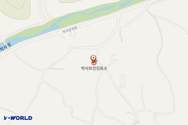 박사보건진료소 위치 지도 — 경상북도 경산시 와촌면 박사길 55 (박사리 499번지)