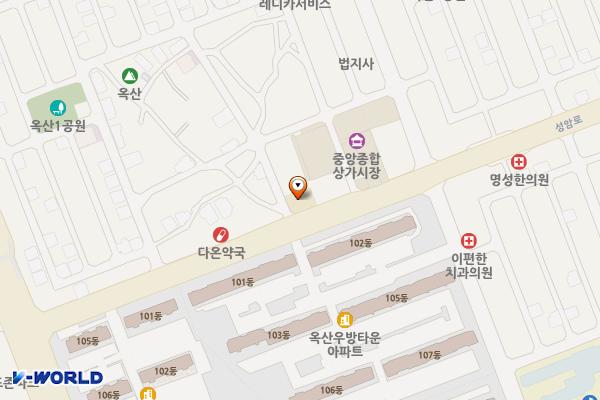 서부지구대 위치 지도 — 경상북도 경산시 성암로 27, 성암지구대 서부파출소 (옥산동)