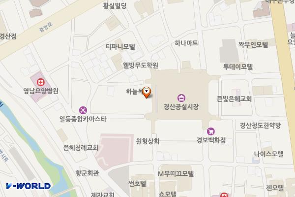 경산공설시장 어물지구 위치 지도 — 경상북도 경산시 중앙로14길 24, 경산공설시장 어물지구 1 (서상동)
