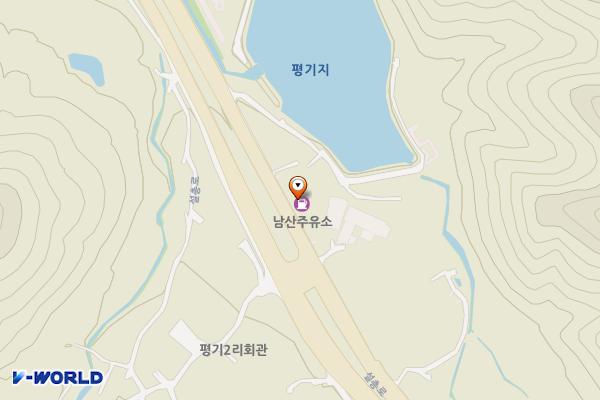 남산평기리 위치 지도 — 경상북도 경산시 남산면 평기리 293번지 4호