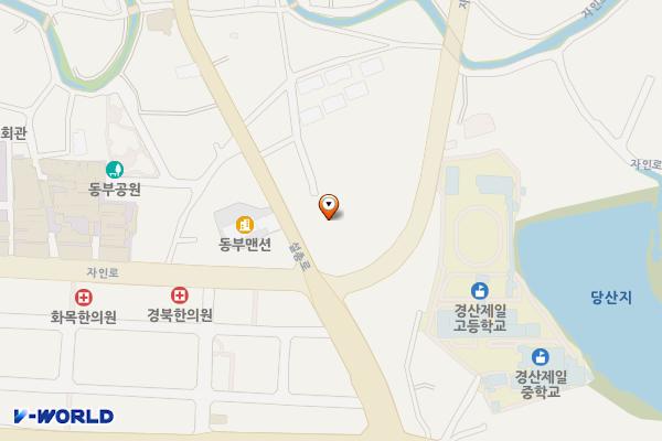 용성버스정류장 위치 지도 — 경상북도 경산시 용성면 당리리 206번지 21호
