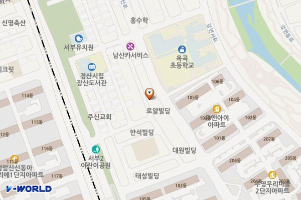 경산옥곡동우체국 위치 지도 — 경상북도 경산시 경산로 55