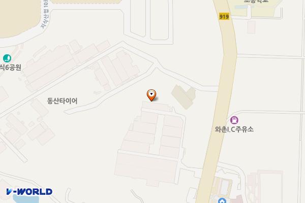 와촌보건지소 위치 지도 — 경상북도 경산시 와촌면 금송로 421 (소월리 16번지 1호)