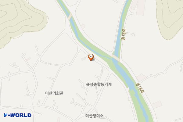 용성미산숲 위치 지도 — 경상북도 경산시 용성면 미산리 117