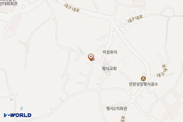 알뜰평사주유소 위치 지도 — 경상북도 경산시 진량읍 평사2길 18-25