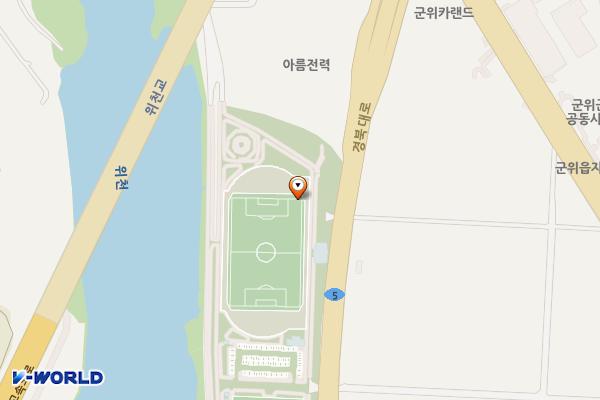 생활체육공원화장실1 위치 지도 — 대구광역시 군위군 군위읍 서부리 464