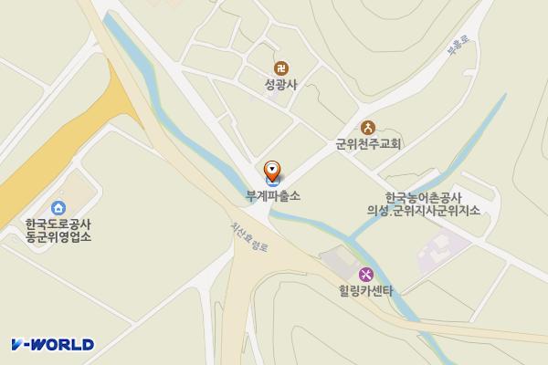 부계파출소 화장실 위치 지도 — 대구광역시 군위군 부계면 창평길 29