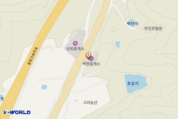 백령주유소 화장실 위치 지도 — 대구광역시 군위군 군위읍 경북대로 3986