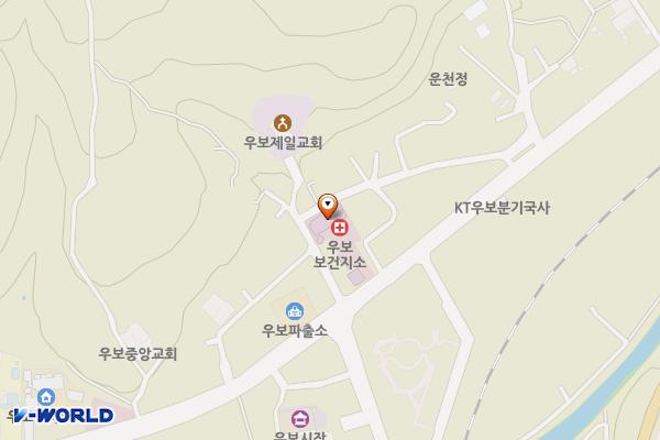 우보보건지소 화장실 위치 지도 — 대구광역시 군위군 우보면 이화길 135-1
