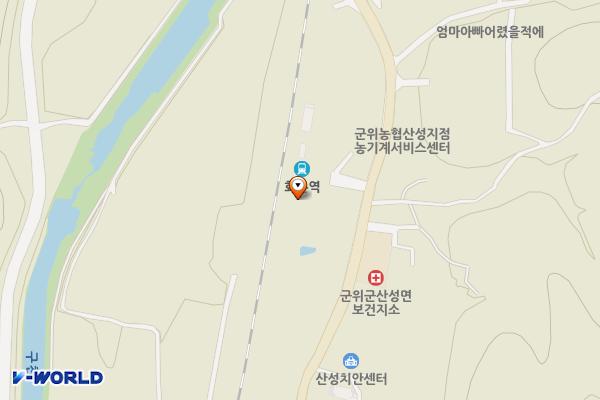 화본역 화장실 위치 지도 — 대구광역시 군위군 산성면 산성가음로 711-9