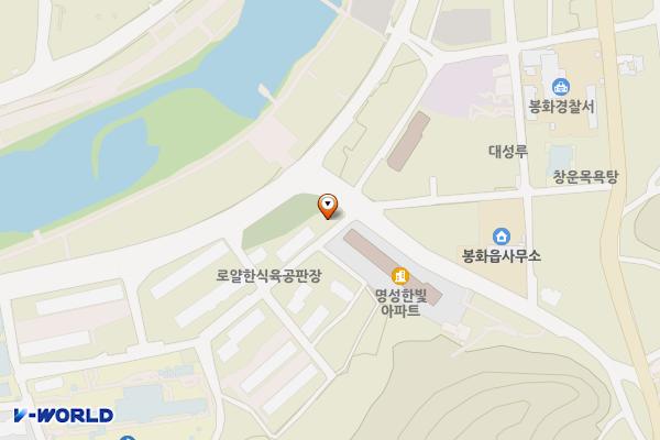푸른마트 앞 위치 지도 — 경상북도 봉화군 봉화읍 내성로1길 17-77