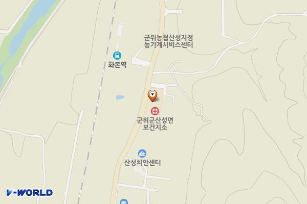 산성치안센터 화장실 위치 지도 — 대구광역시 군위군 산성면 산성가음로 706