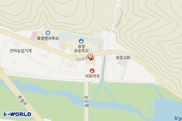효령파출소 화장실 위치 지도 — 대구광역시 군위군 효령면 치산효령로 2383