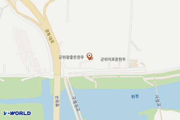 간동유원지 화장실 위치 지도 — 대구광역시 군위군 효령면 간동유원지길 13