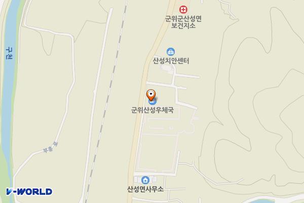 산성우체국 화장실 위치 지도 — 대구광역시 군위군 산성면 산성가음로 684, 산성우체국