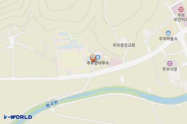 우보면사무소 화장실 위치 지도 — 대구광역시 군위군 우보면 이화길 105, 우보면사무소