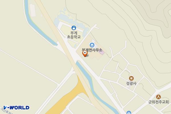 부계우체국 화장실 위치 지도 — 대구광역시 군위군 부계면 창평길 5, 군위부계우체국
