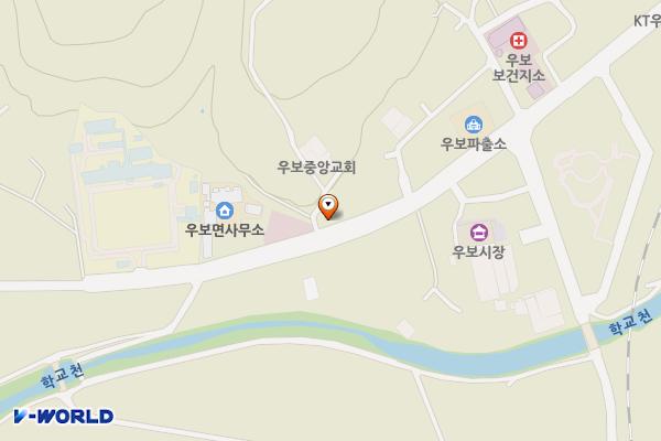우보우체국 화장실 위치 지도 — 대구광역시 군위군 우보면 이화길 113, 군위우보우체국