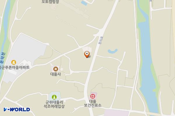 대율리 공중화장실 위치 지도 — 대구광역시 군위군 부계면 한티로 2157