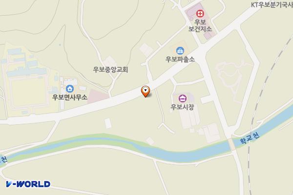우보S-Oil주유소 화장실 위치 지도 — 대구광역시 군위군 우보면 이화길 118-1