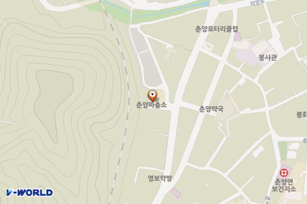 억지춘양시장 공영주차타워 위치 지도 — 경상북도 봉화군 춘양면 의양로 54