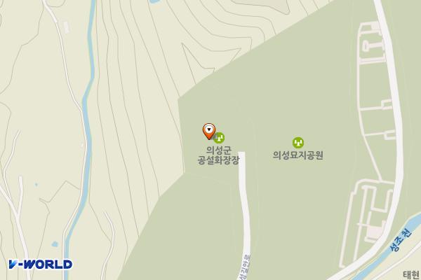 의성공설화장장 화장실 위치 지도 — 경상북도 의성군 의성읍 의성길안로 287-29