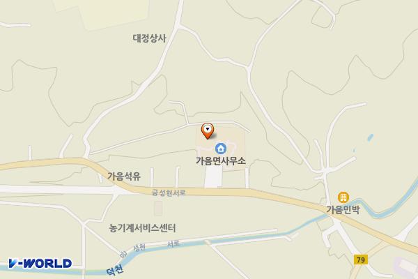 가음면사무소 화장실 위치 지도 — 경상북도 의성군 가음면 금성현서로 455